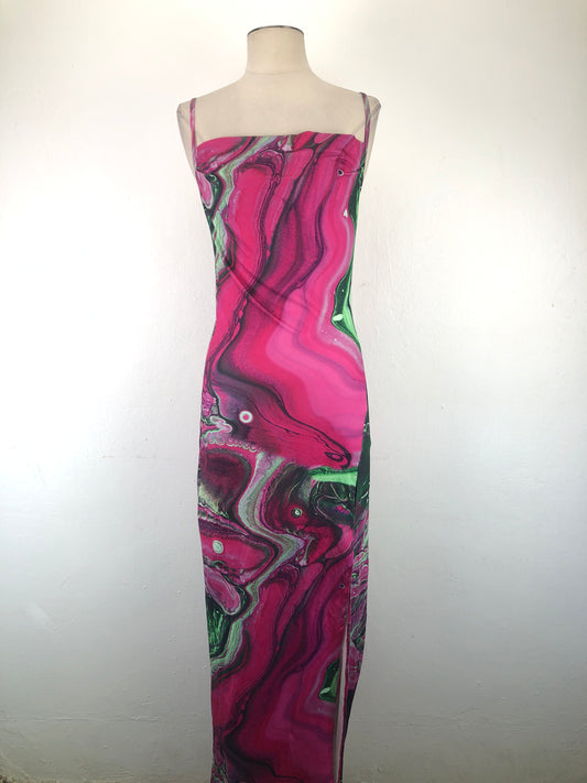 Vestido Rosado Hal Fheart