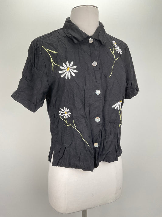 Camisa Negro  Floral Premier