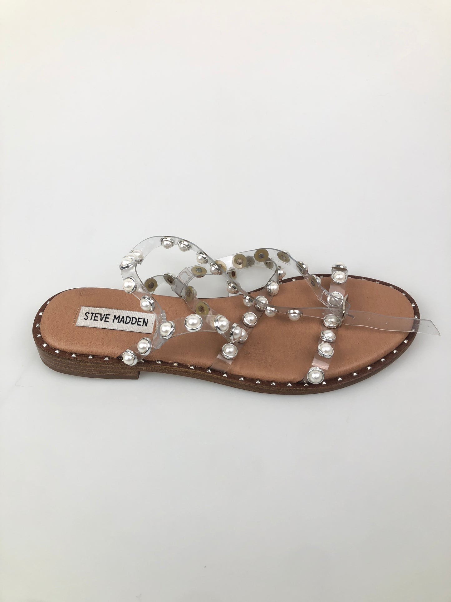 Sandalia Plateado Steve Madden