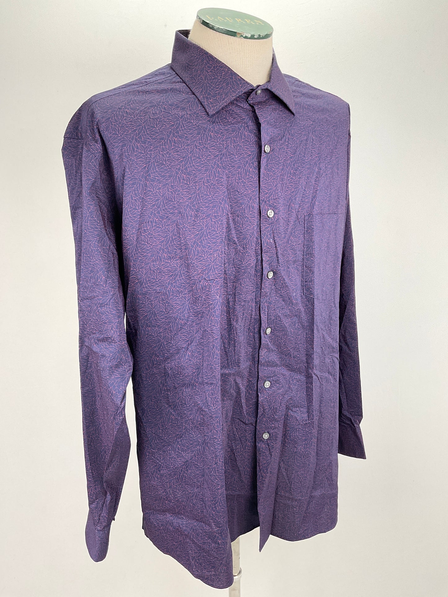 Camisa Azul marino Floral Van Heusen