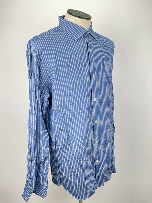 Camisa Azul de Rayas Banana Republic