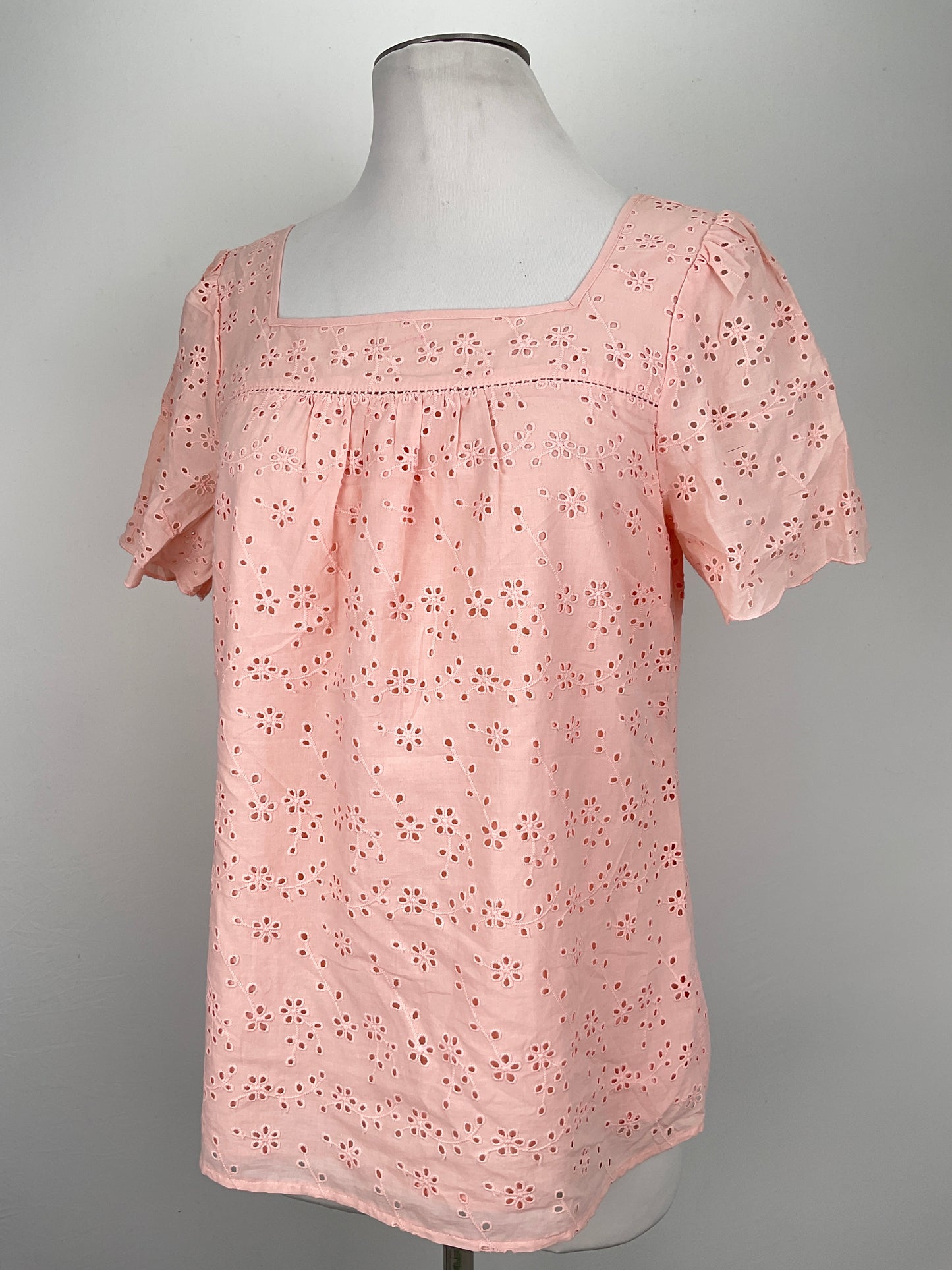 Blusa Naranja Floral Talbots
