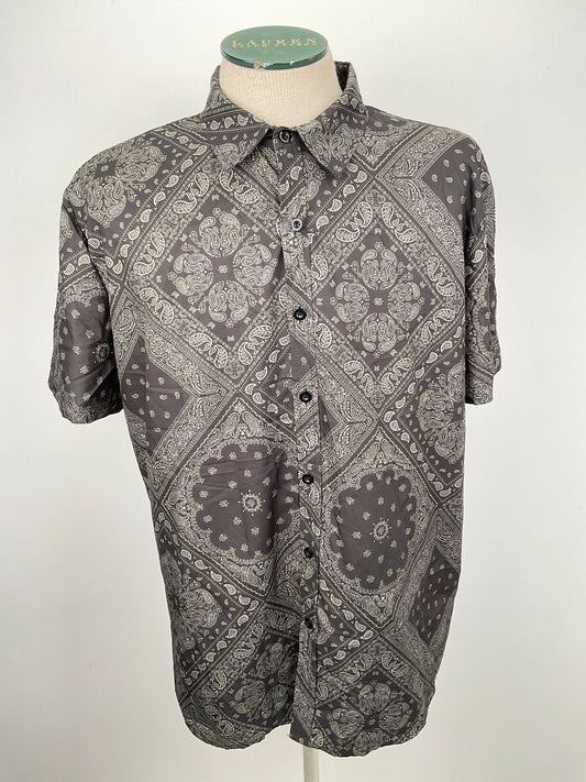 Camisa Negro  Floral Variangis