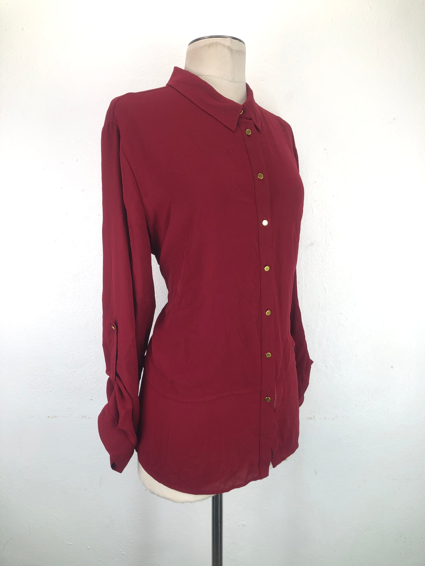 Camisa Rojo vino Variangis