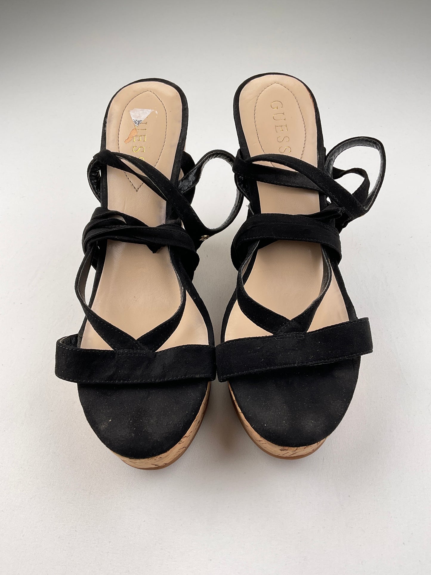 Zapatilla Negro Plataforma Guess