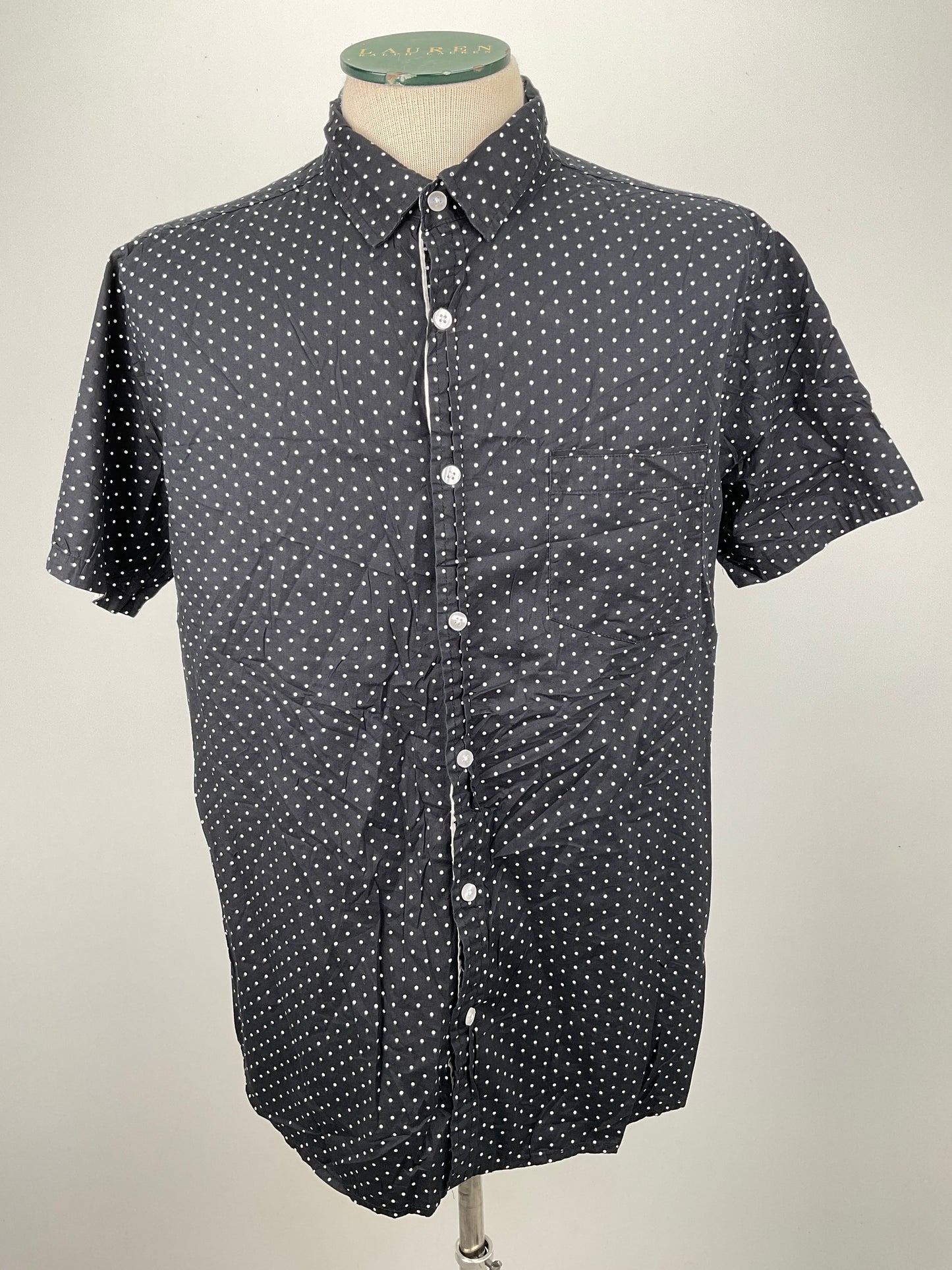 Camisa Negro de  Lunares Paper denim Cloth