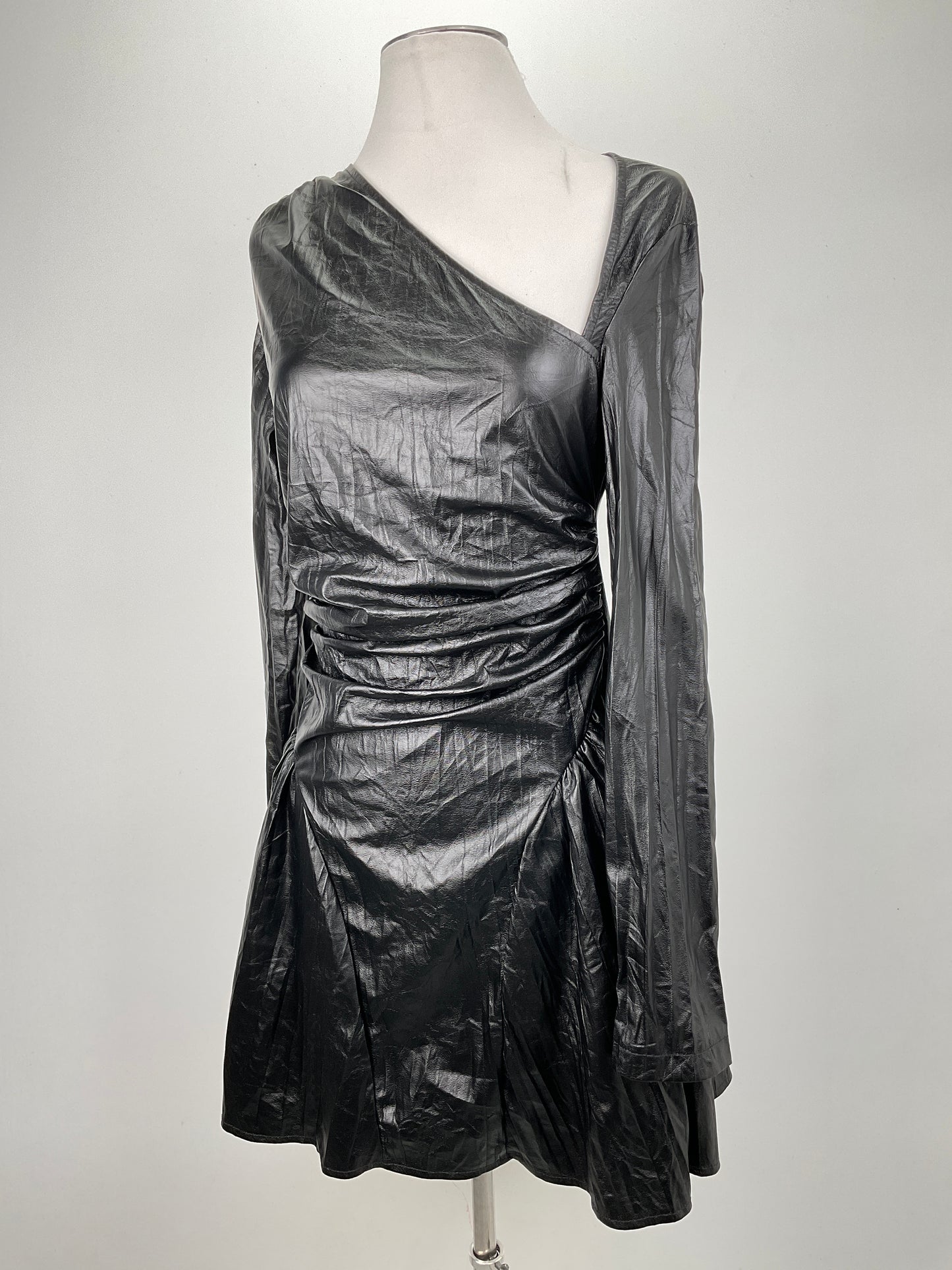 Vestido Negro Leder Micas