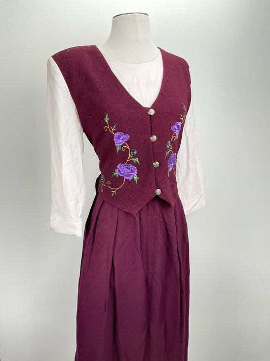 Vestido Rojo vino Miss Dorby