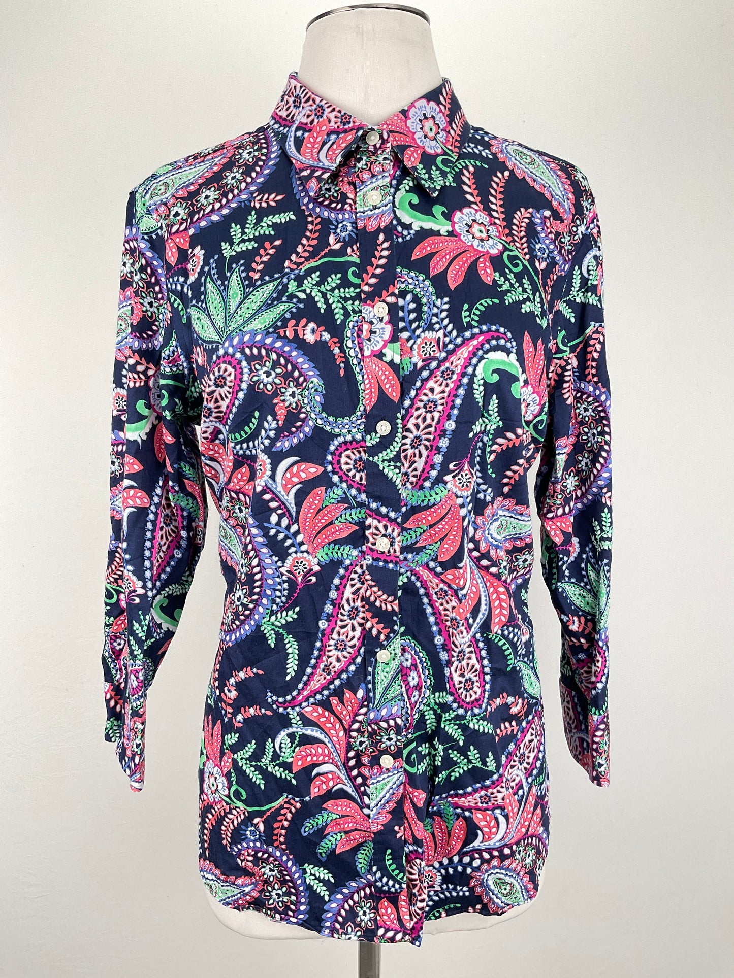 Camisa Azul marino Floral Chaps