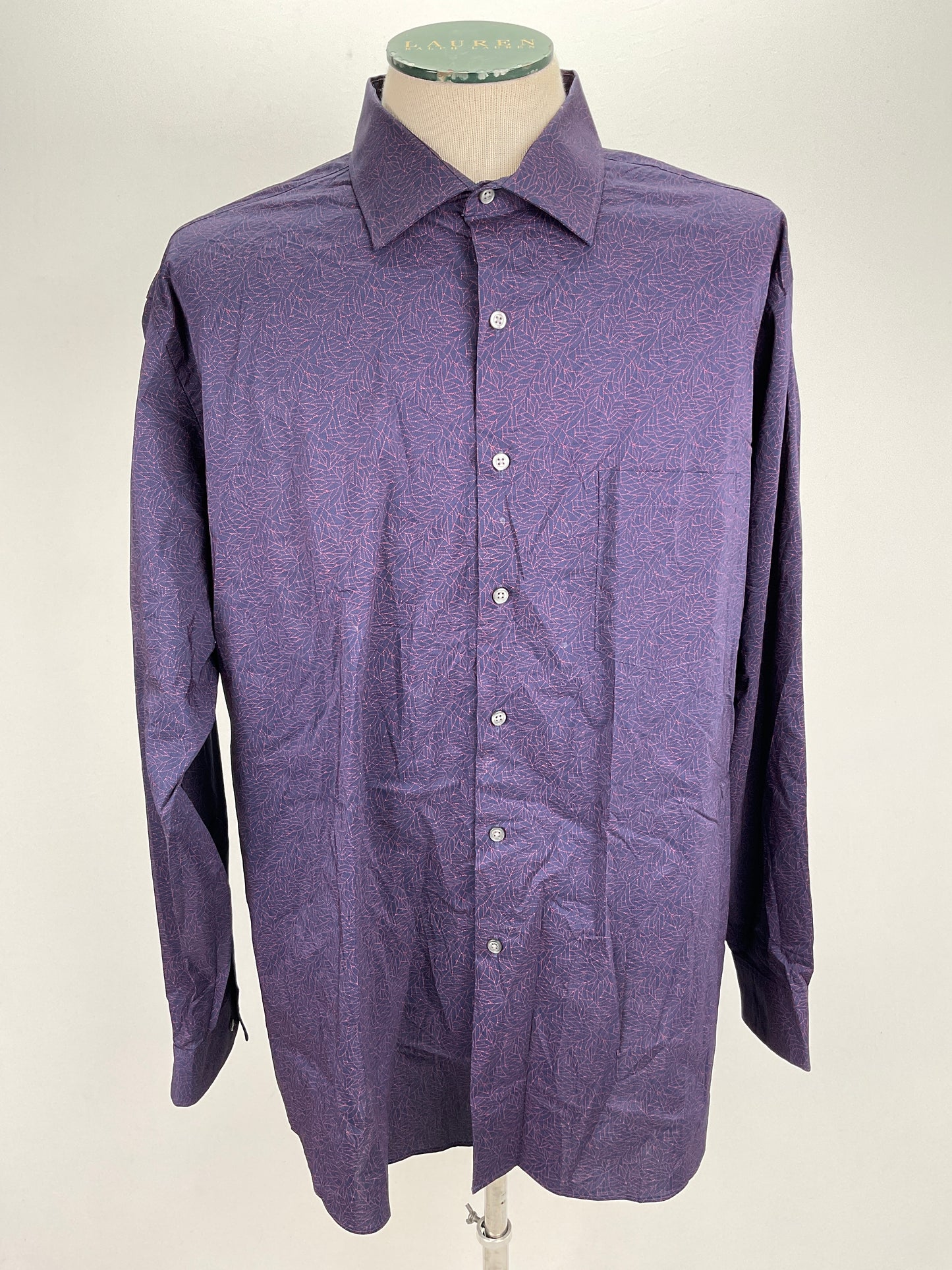 Camisa Azul marino Floral Van Heusen