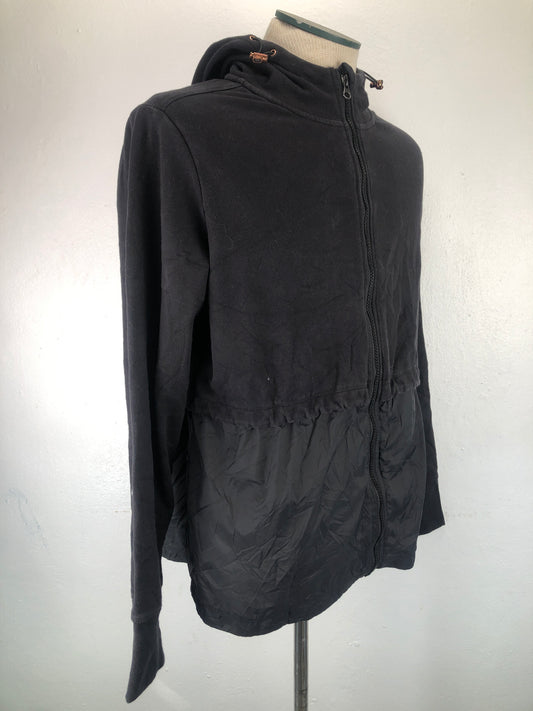Abrigo Negro Athletic