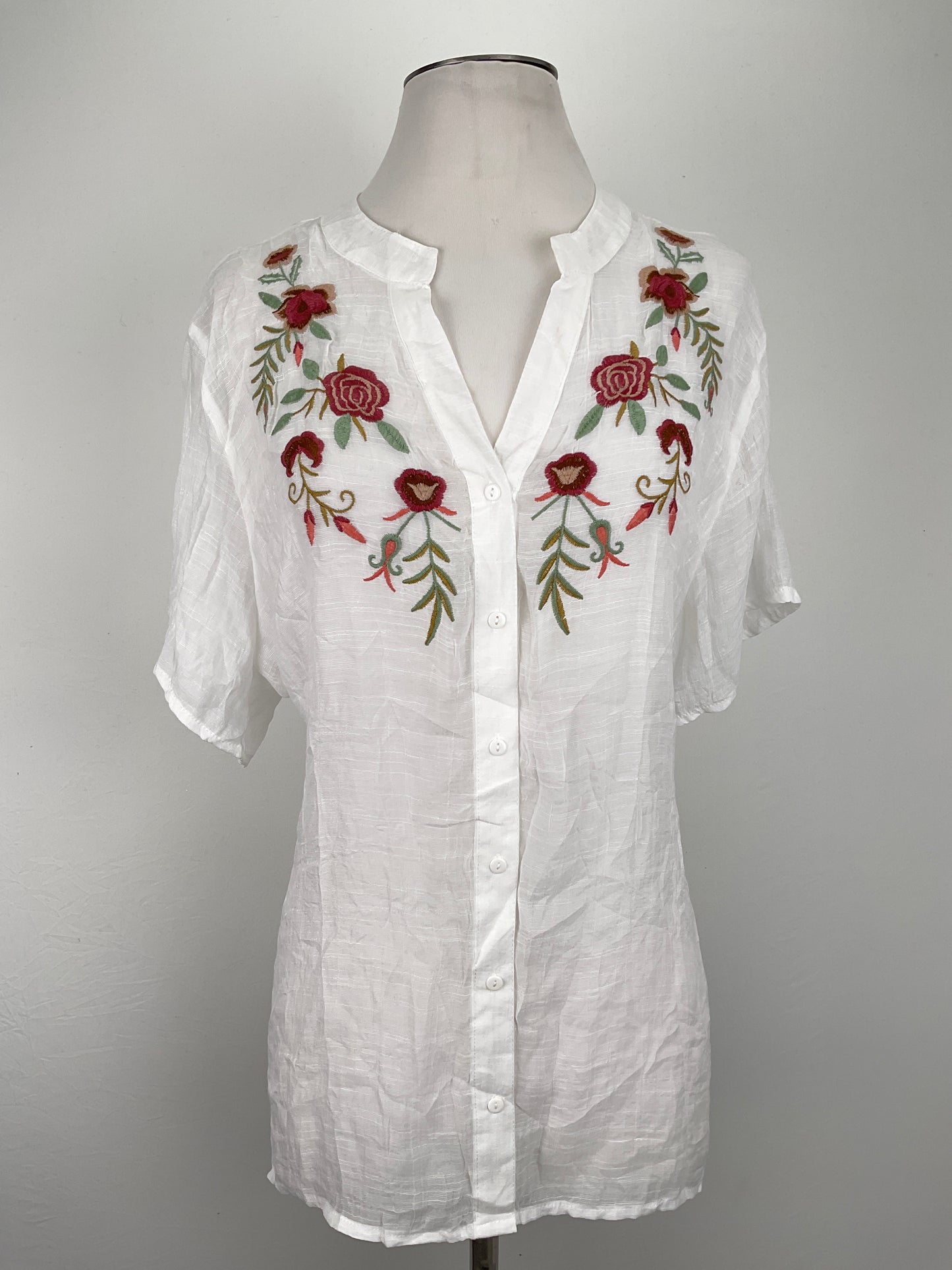 Blusa Blanco Floral Forgotten Grace