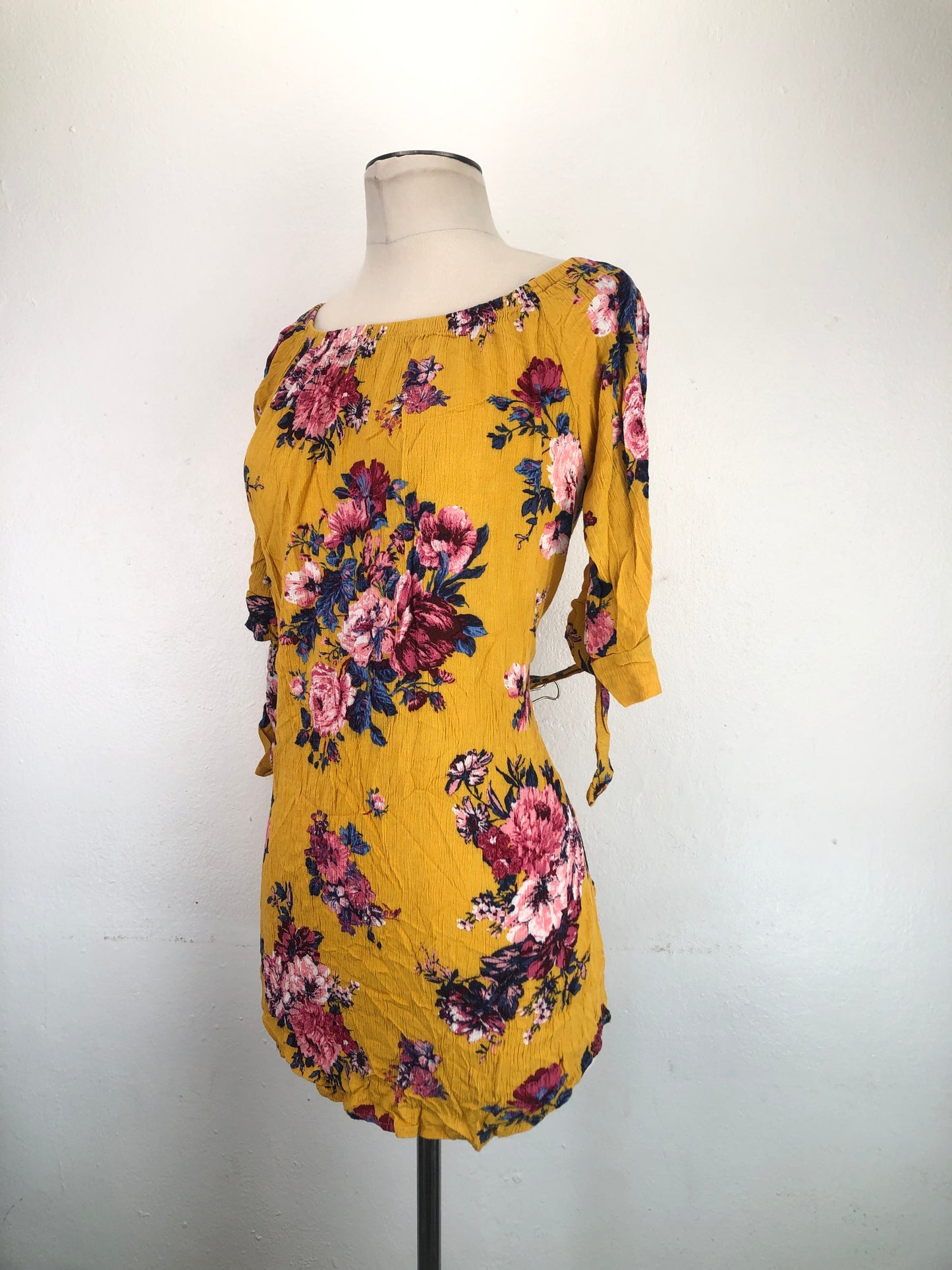 Blusa Amarillo Floral Miley Molly