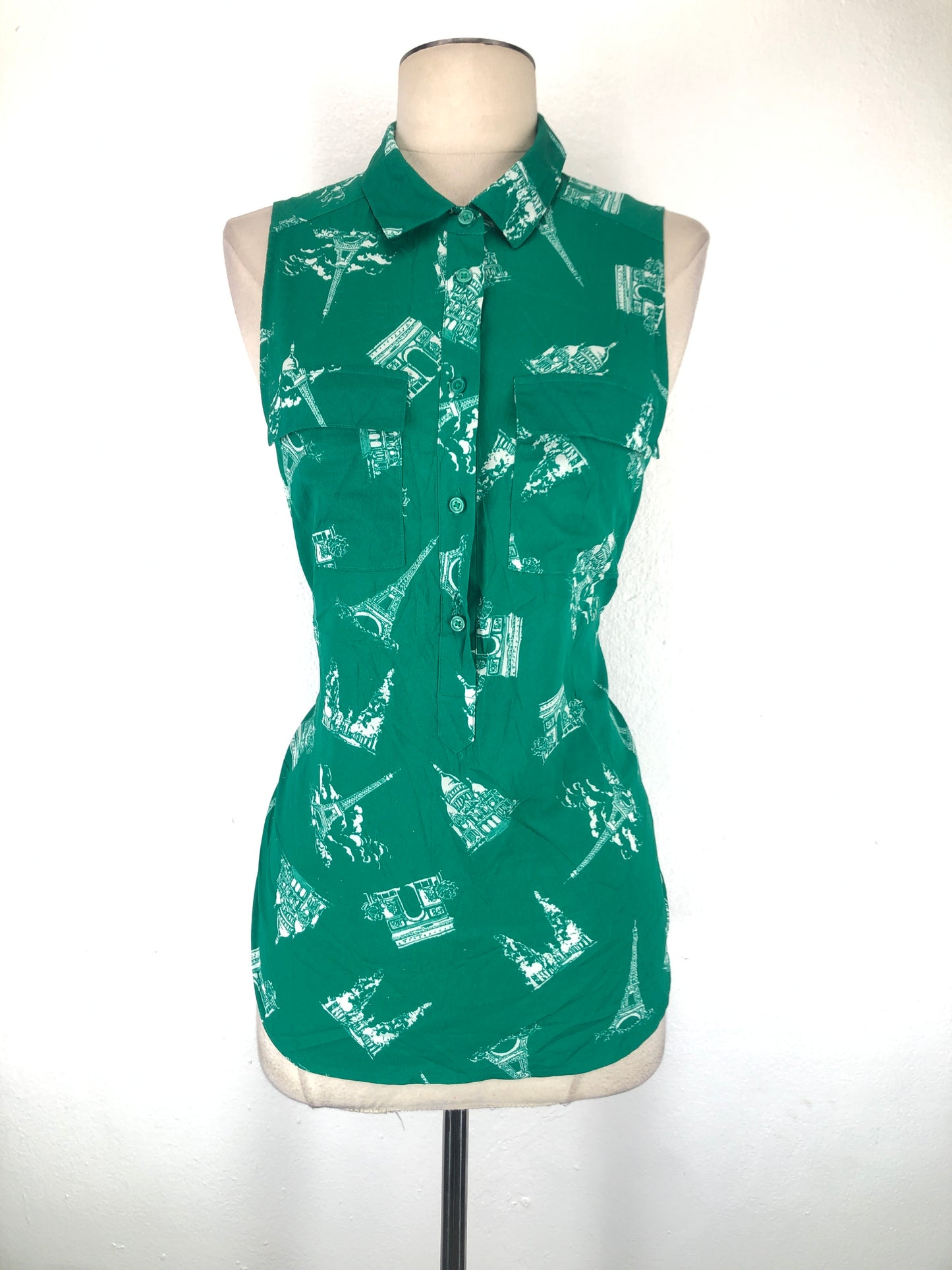 Camisa Verde Banana Republic