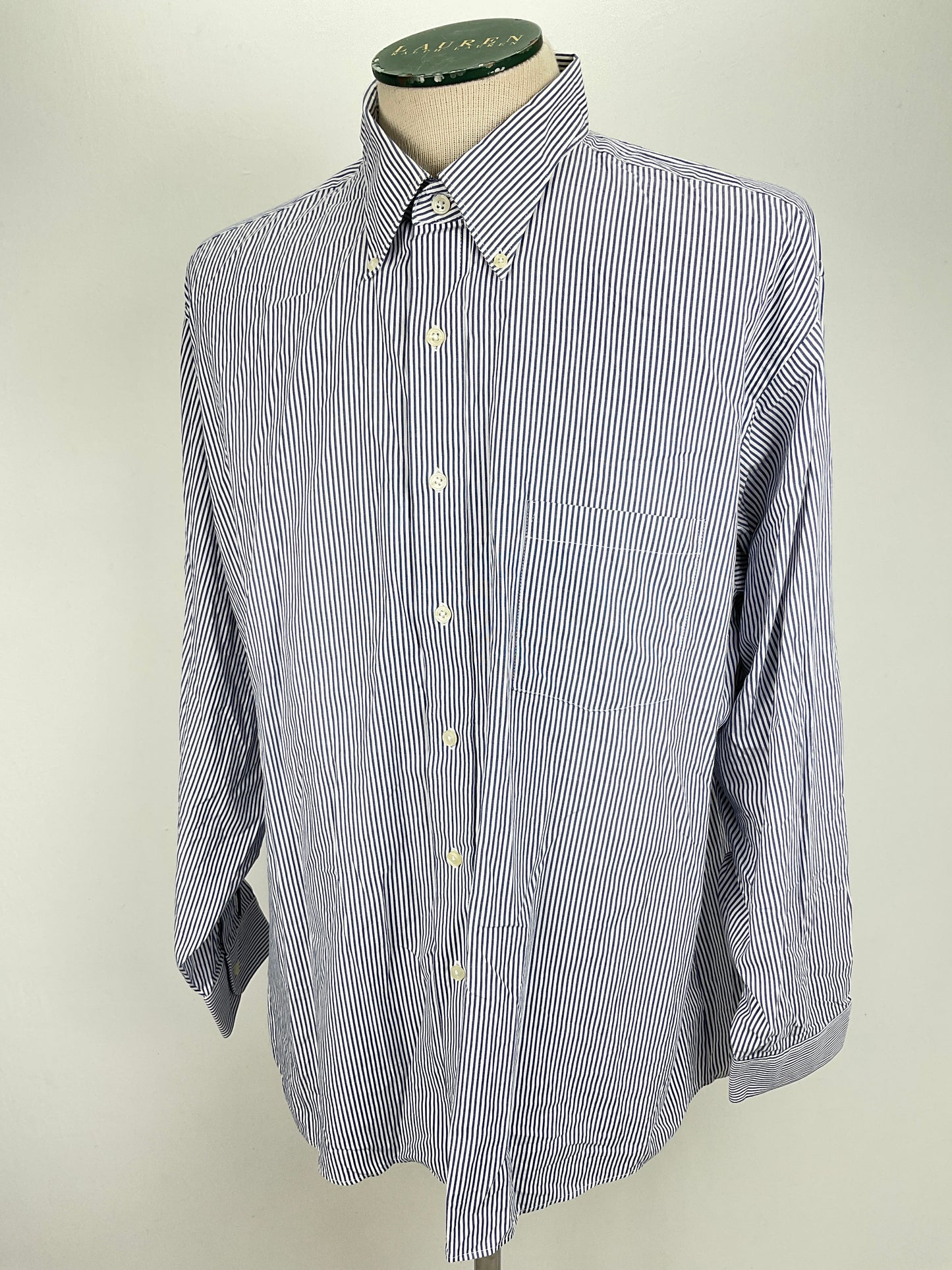 Camisa Azul marino de Rayas Van Heusen