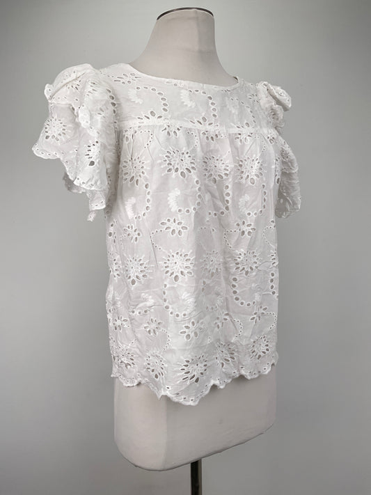 Blusa Blanco Floral Industry