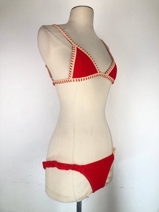 Trajer de Baño rojo Lj