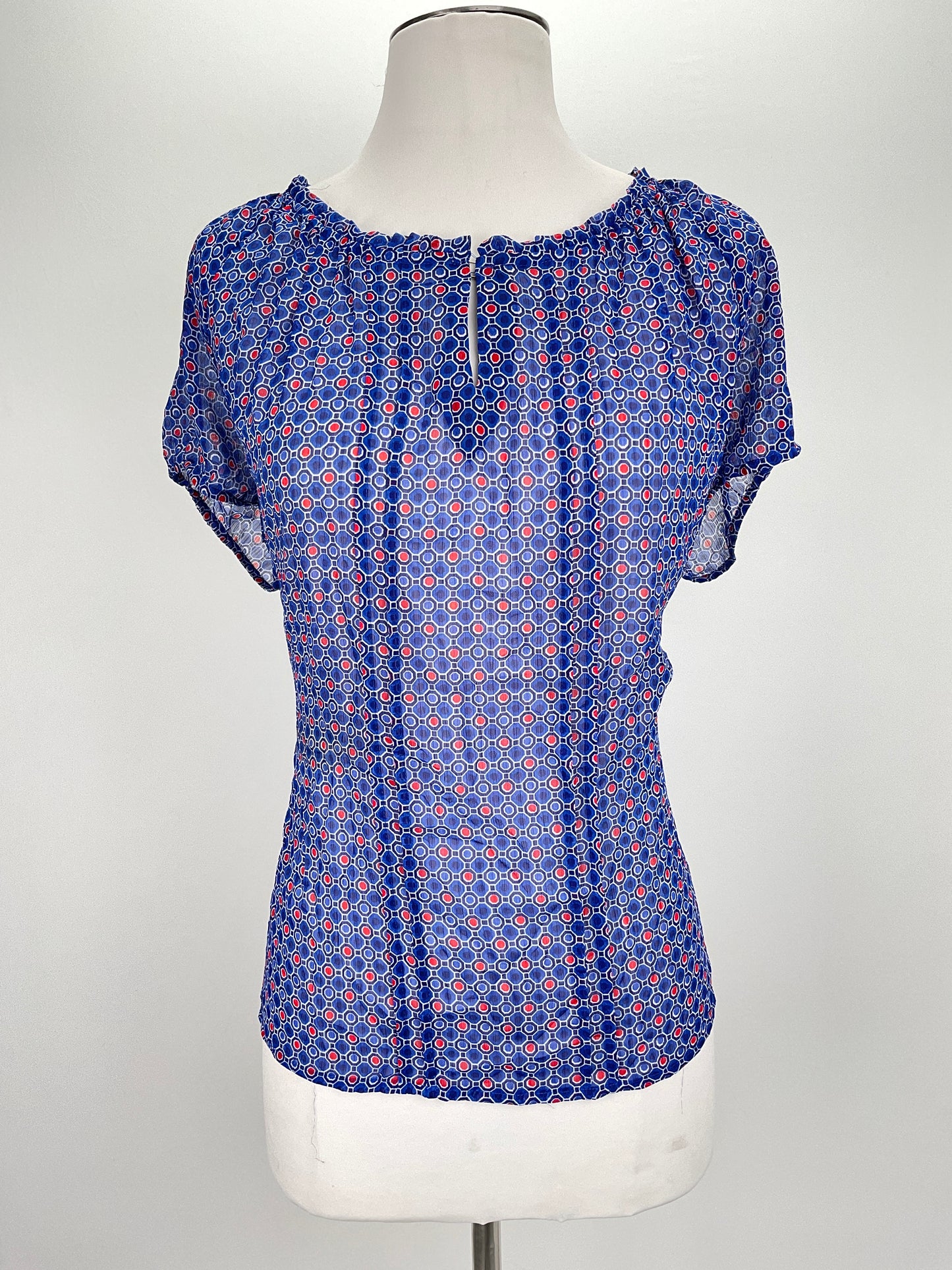 Blusa Azul de Lunares New Directions