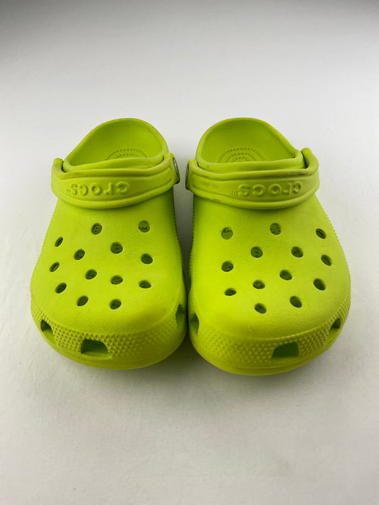 Sandalia Verde limon Crocs
