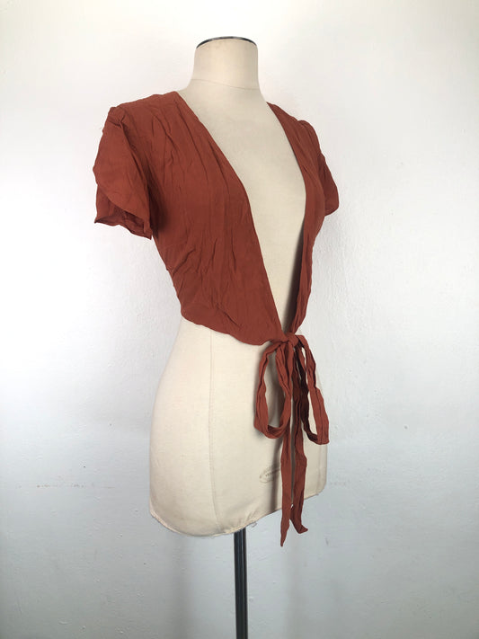Blusa Marron Forever 21