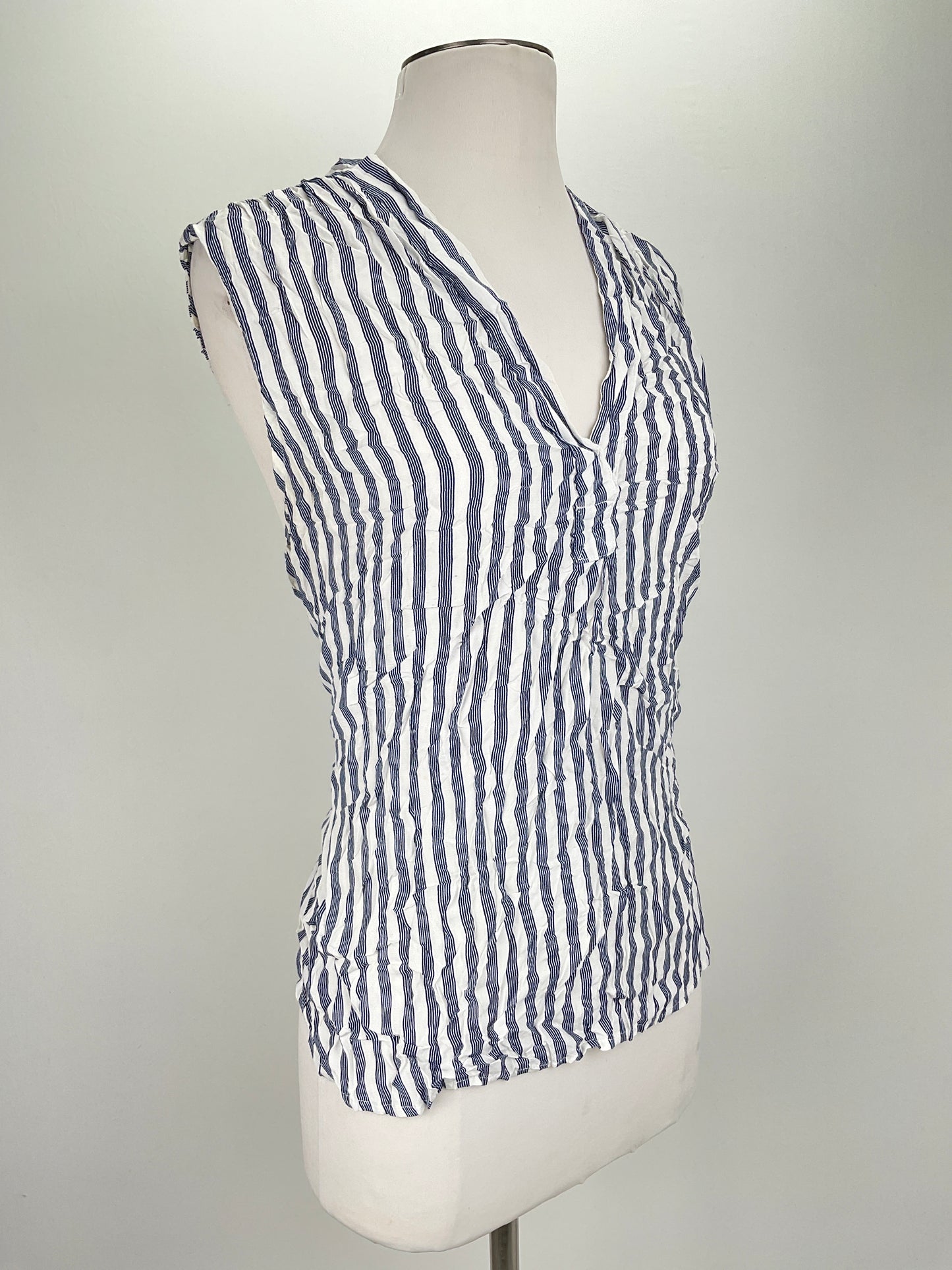 Blusa Gris de Rayas Gap