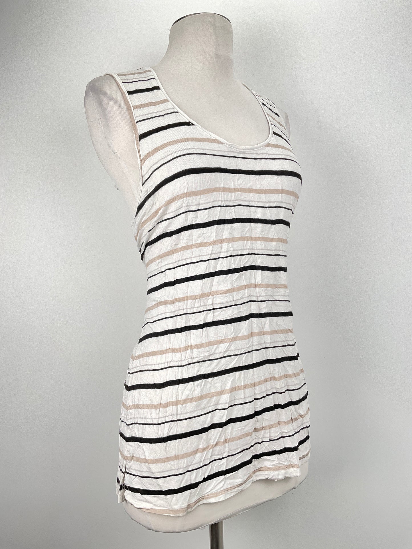 Blusa Crema de Rayas Whbm