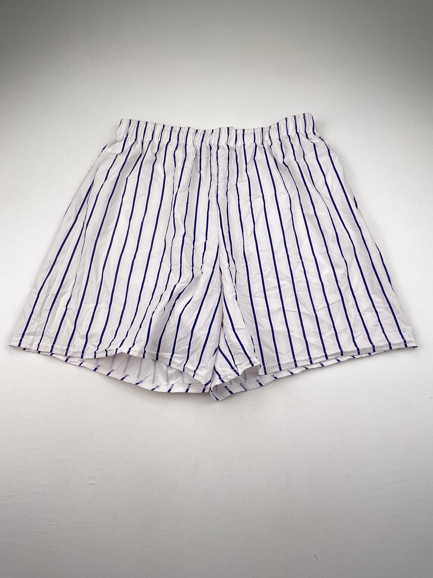 Short Blanco de Rayas Tear Away