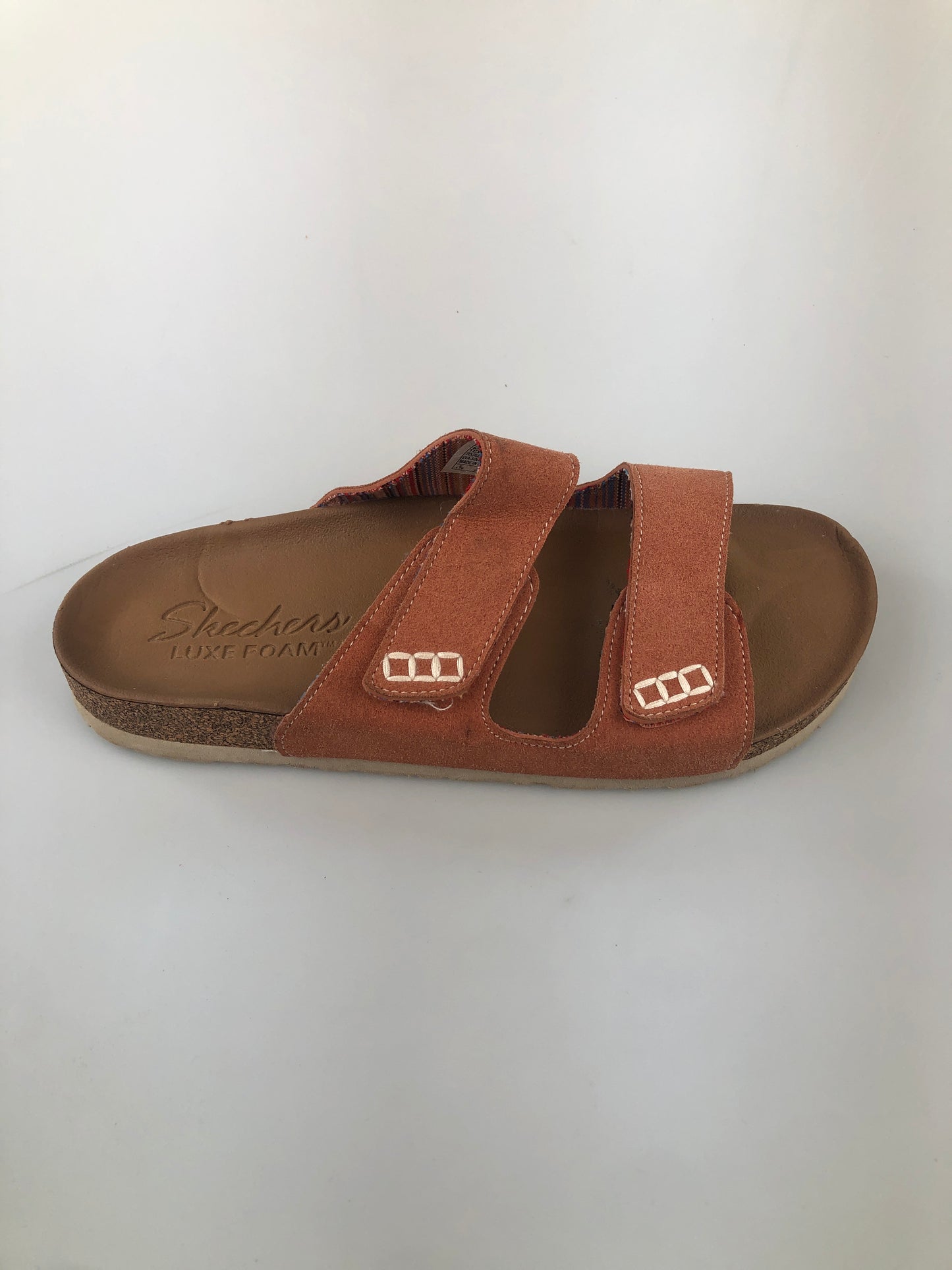Sandalia Nude Skechers Luxe Foam