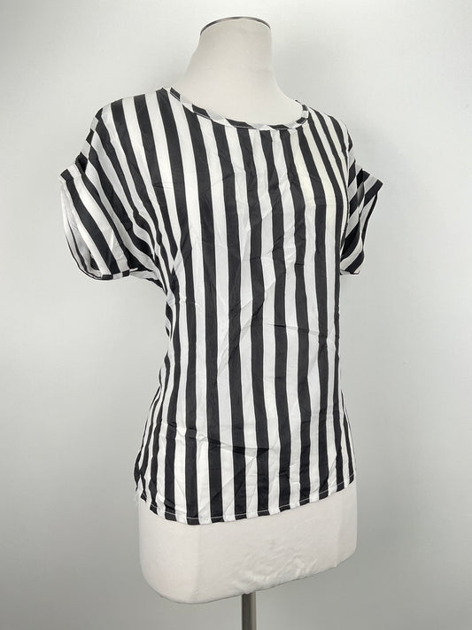 Blusa Negro de Rayas Variangis