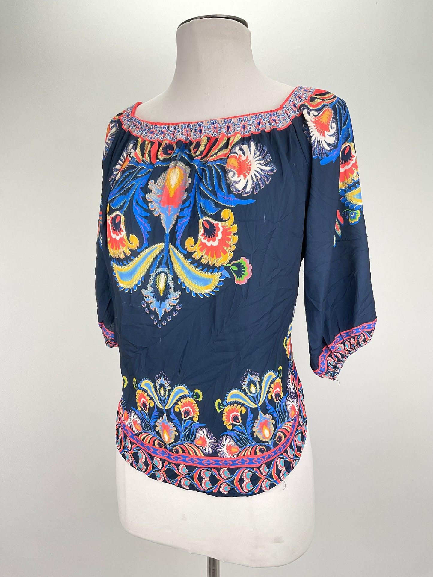 Blusa Azul marino Floral Jealous Tomato