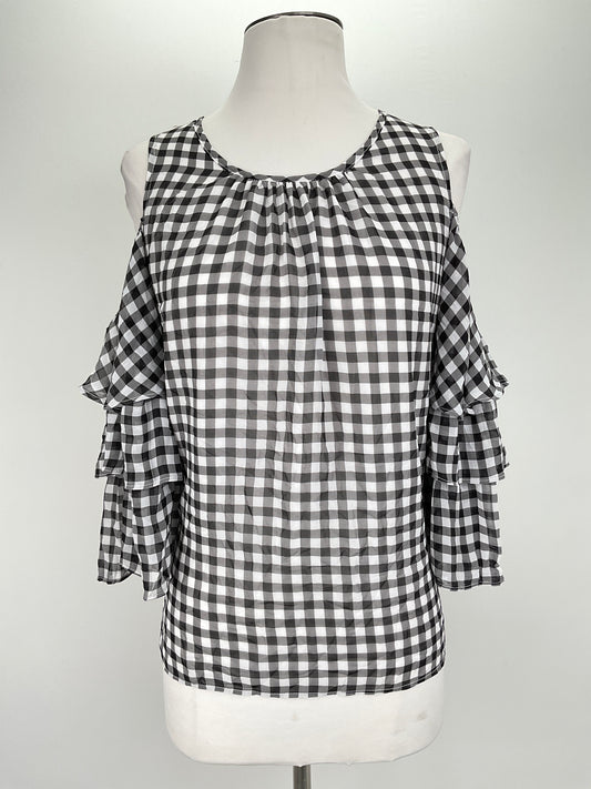 Blusa Gris de Cuadro Est . 1946