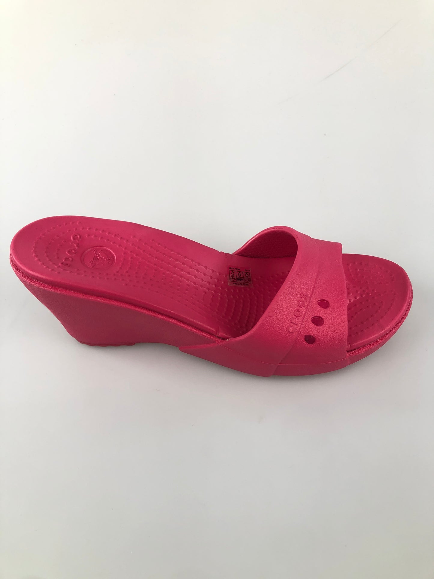 Sandalia Rosado Plataforma Crocs