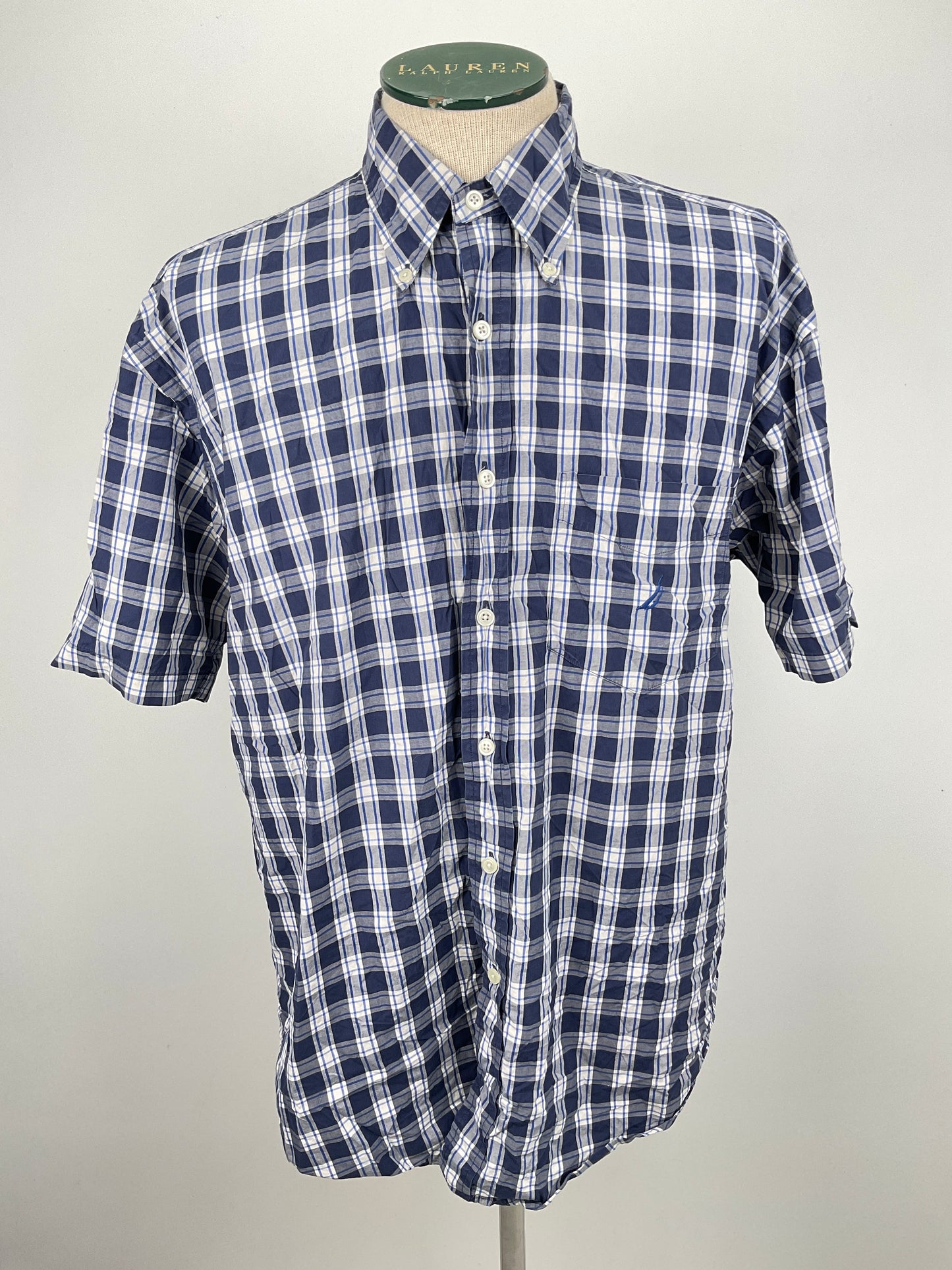 Camisa Azul marino de Cuadro Nautica