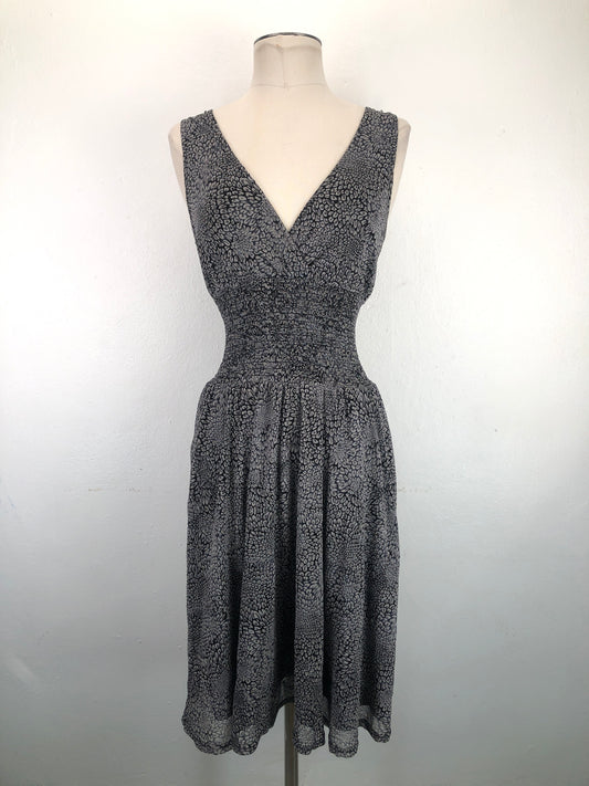 Vestido Gris Floral Express