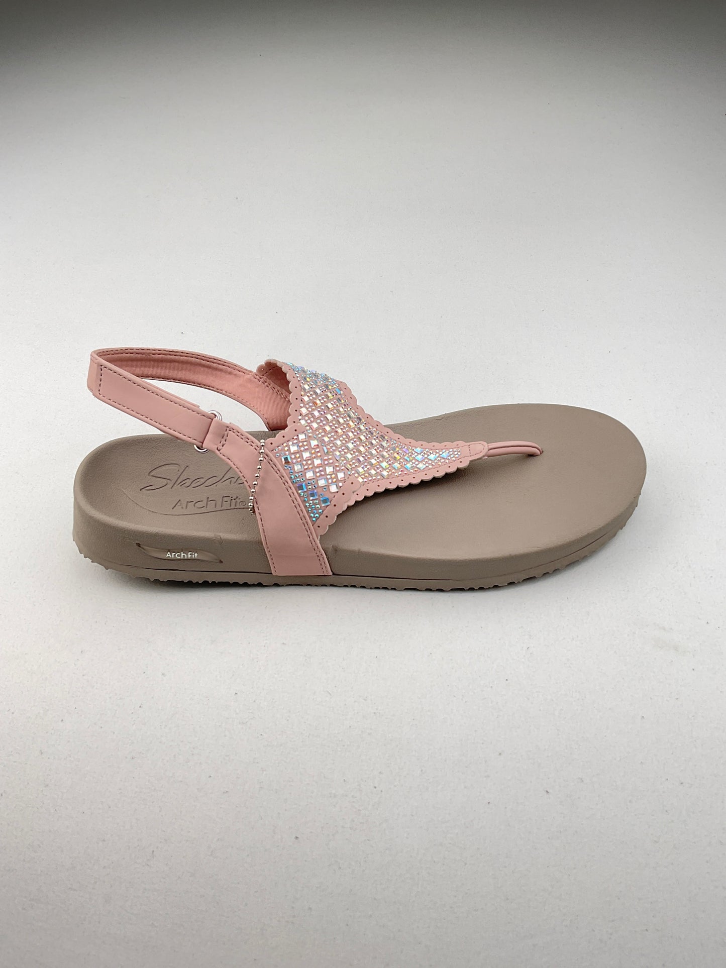 Sandalia Nude Skechers Archfit