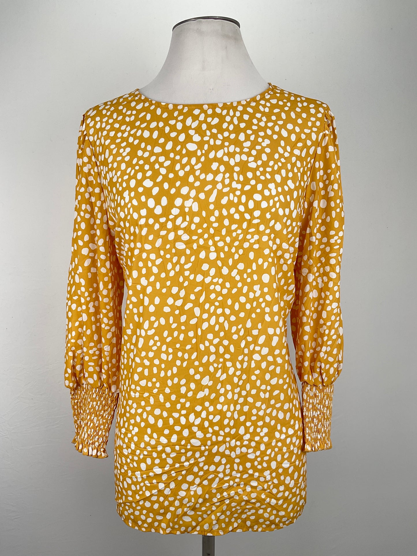 Blusa Amarillo de Lunares Ced