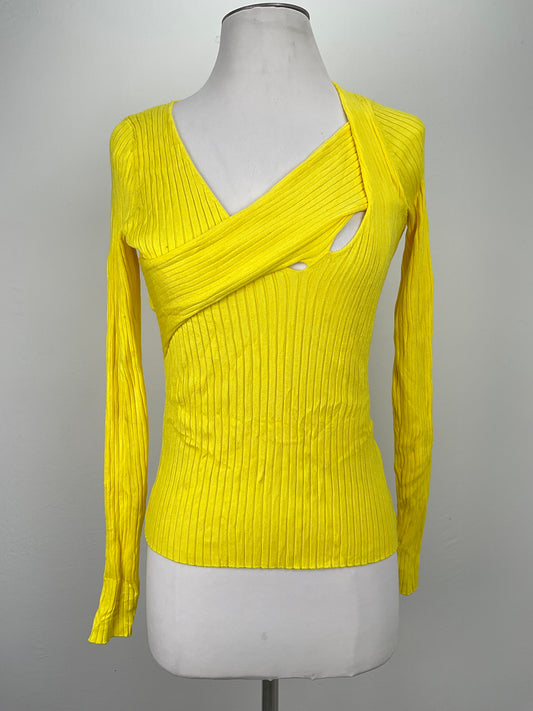 Blusa Amarillo de Rayas International Concepts