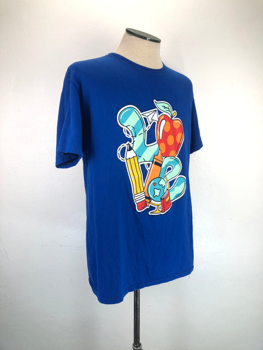 Camiseta Azul Fruit of the Loom