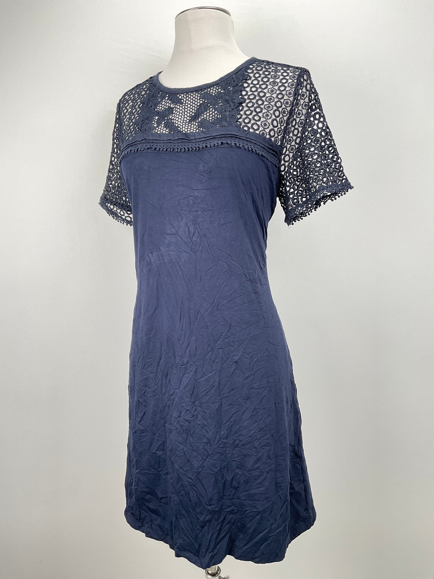 Vestido Azul marino Floral Loft