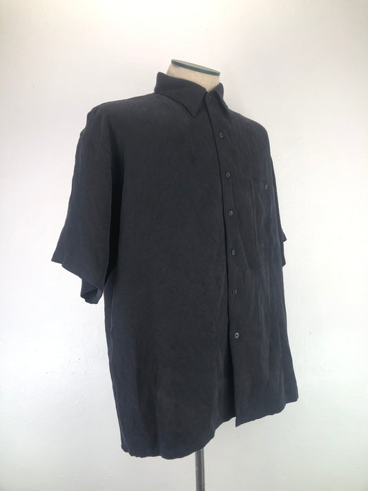Camisa Negro Sueded