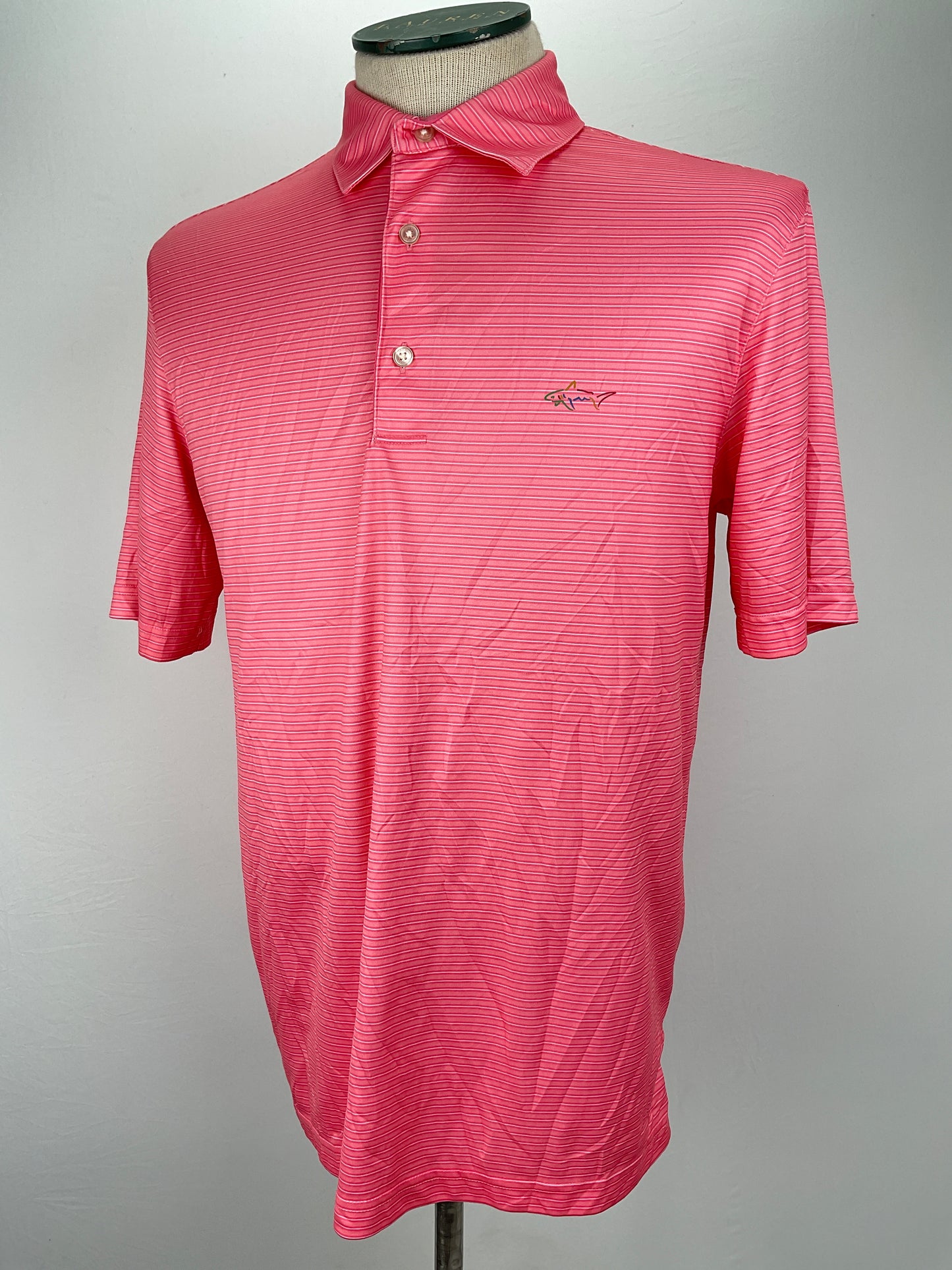 Camiseta Rosado Rayas Greg Norman