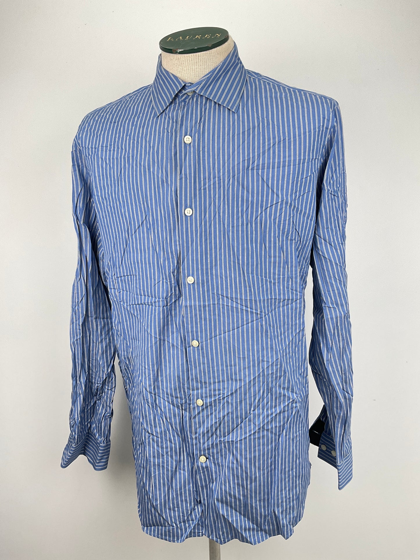 Camisa Azul de Rayas Banana Republic