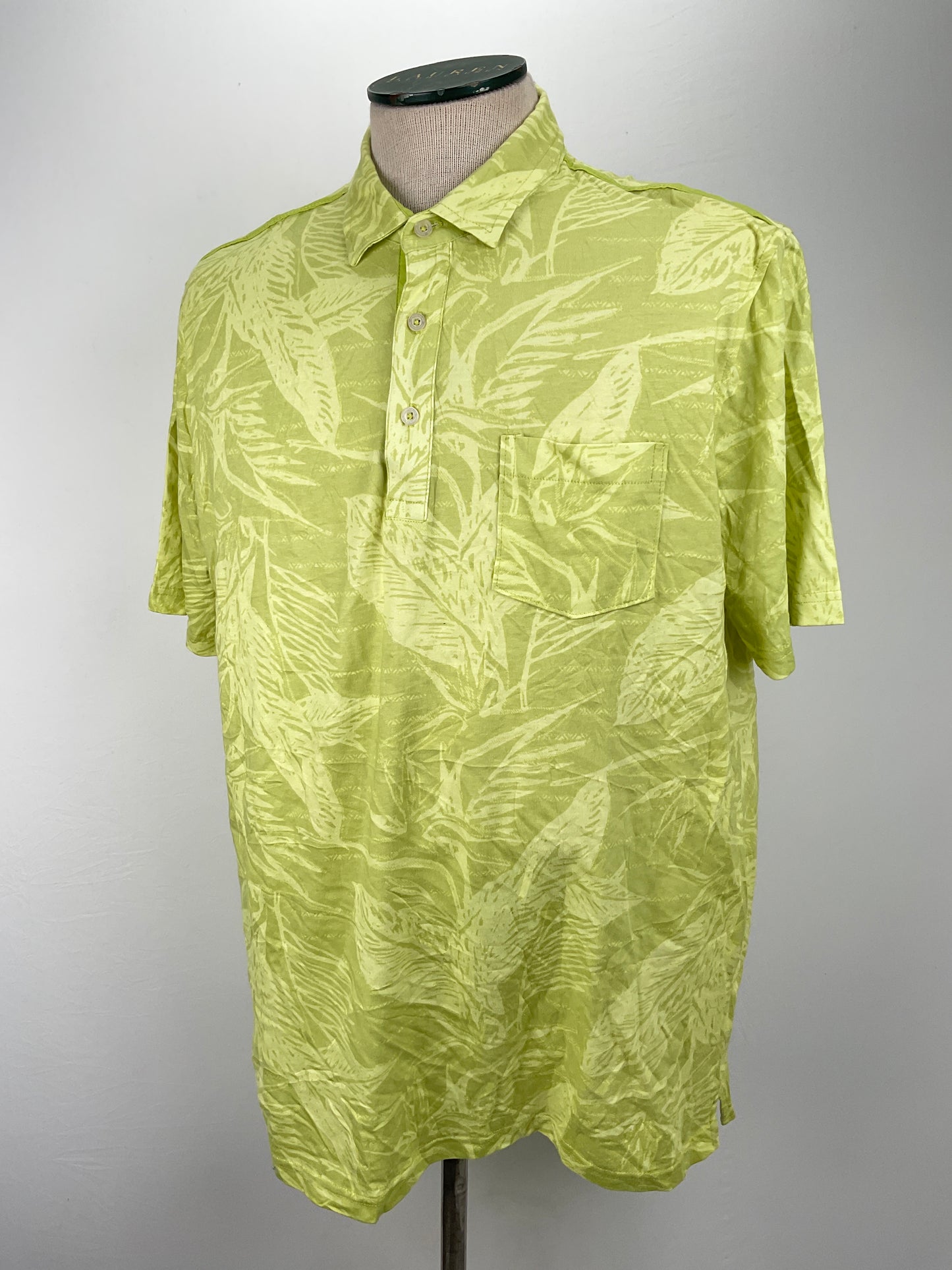 Camiseta Verde limón Floral Caribbean Joe