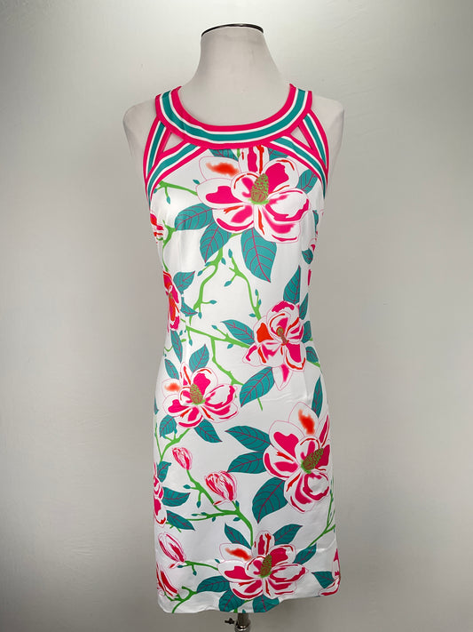Vestido Blanco Floral Gretchen Scott