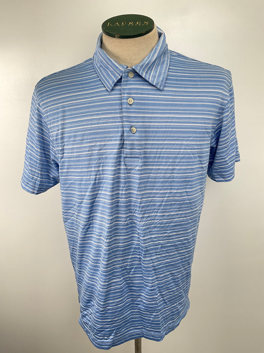Camiseta Azul claro de Rayas Pga Tour