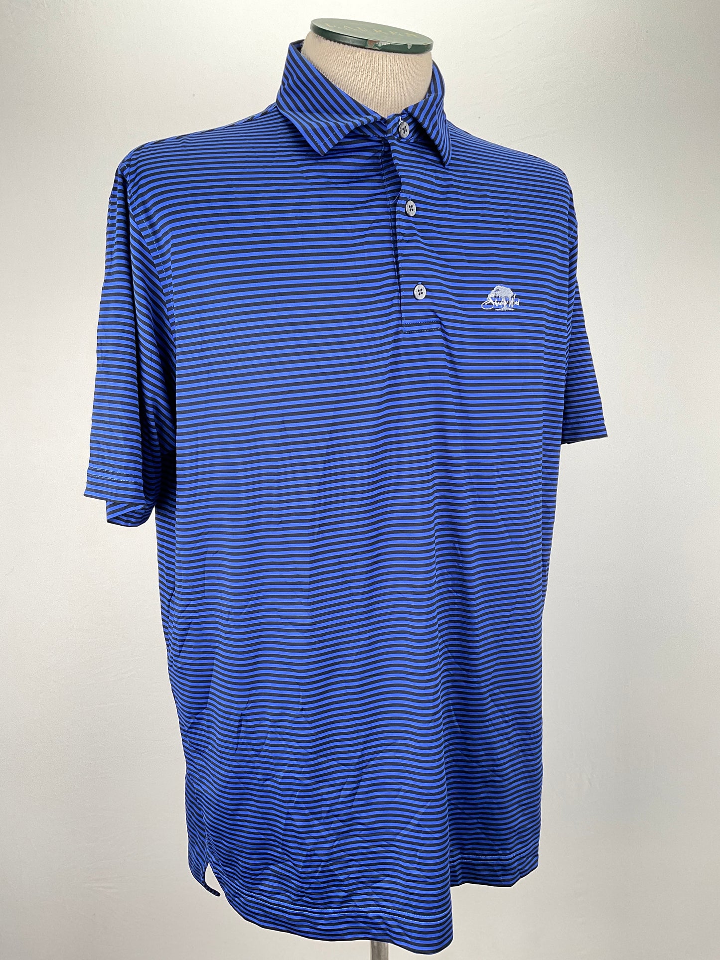 Camiseta Azul de Rayas Deportivo FJ