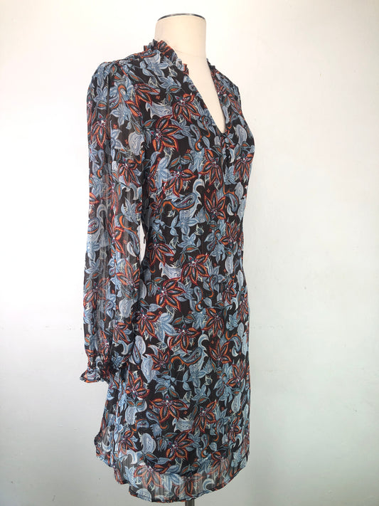 Vestido Multicolor de Floral Es Qualo