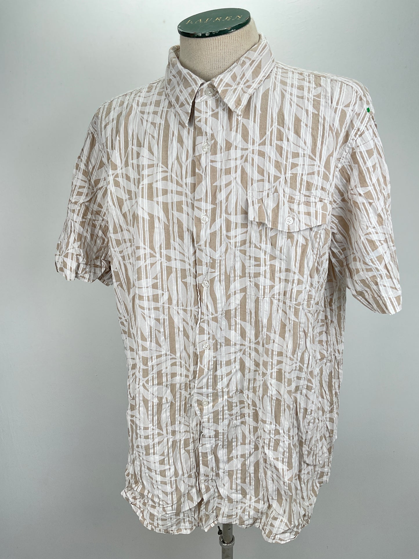 Camisa Crema Floral Editions