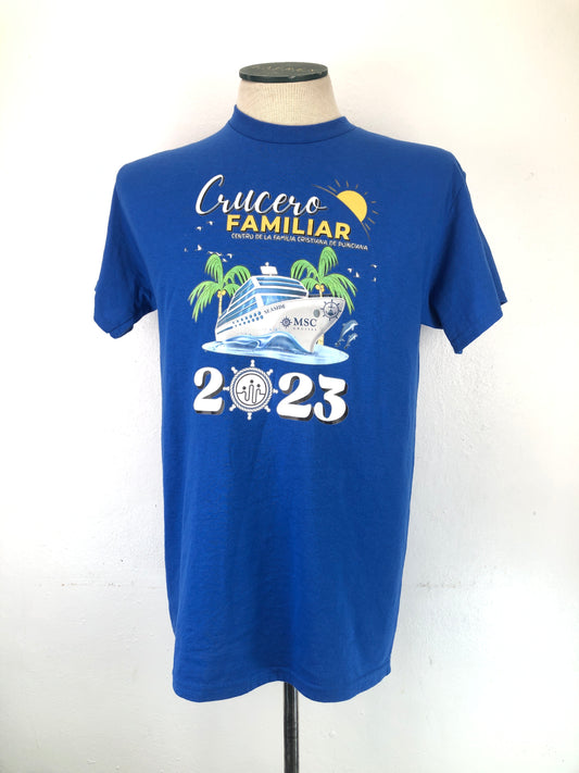 Camiseta Azul Gildan