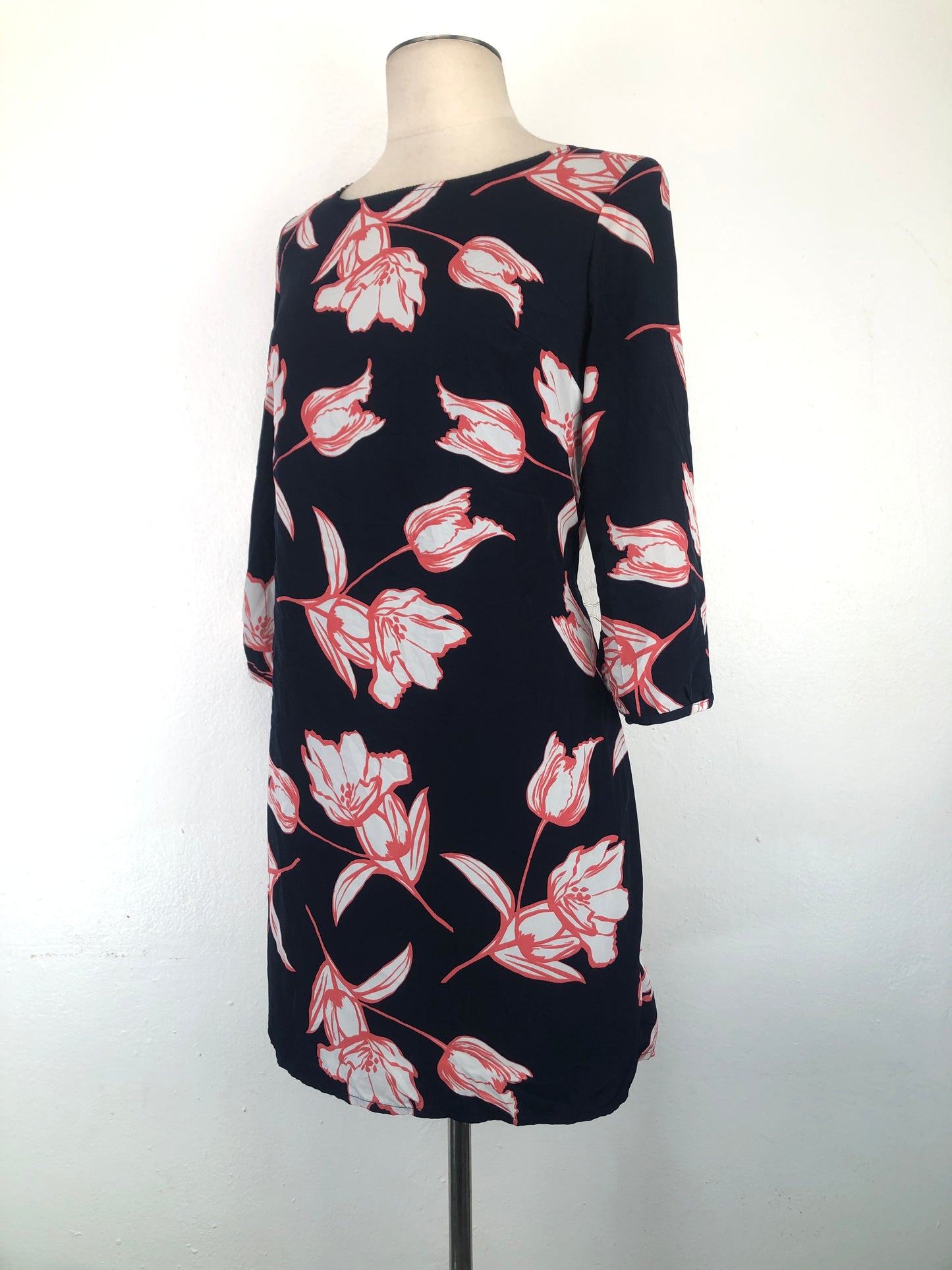 Vestido azul Marino Floral  old Navy